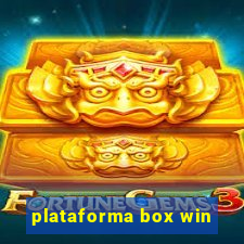 plataforma box win